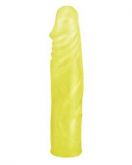 Prótese de abacaxi Slin Style 18x2,5cm na cor amarela