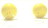 Conjunto 2 bolas pompoarismo Amarela - PPH010