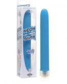 Vibrador Neon Slim, textura aveludado 13cm - VB013