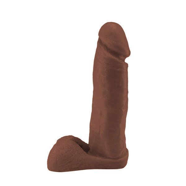 Prótese com Escroto Aroma Chocolate -AL006