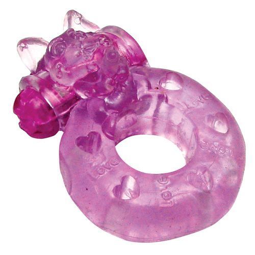 Anel vibratório com massageador Gatinho - AP003